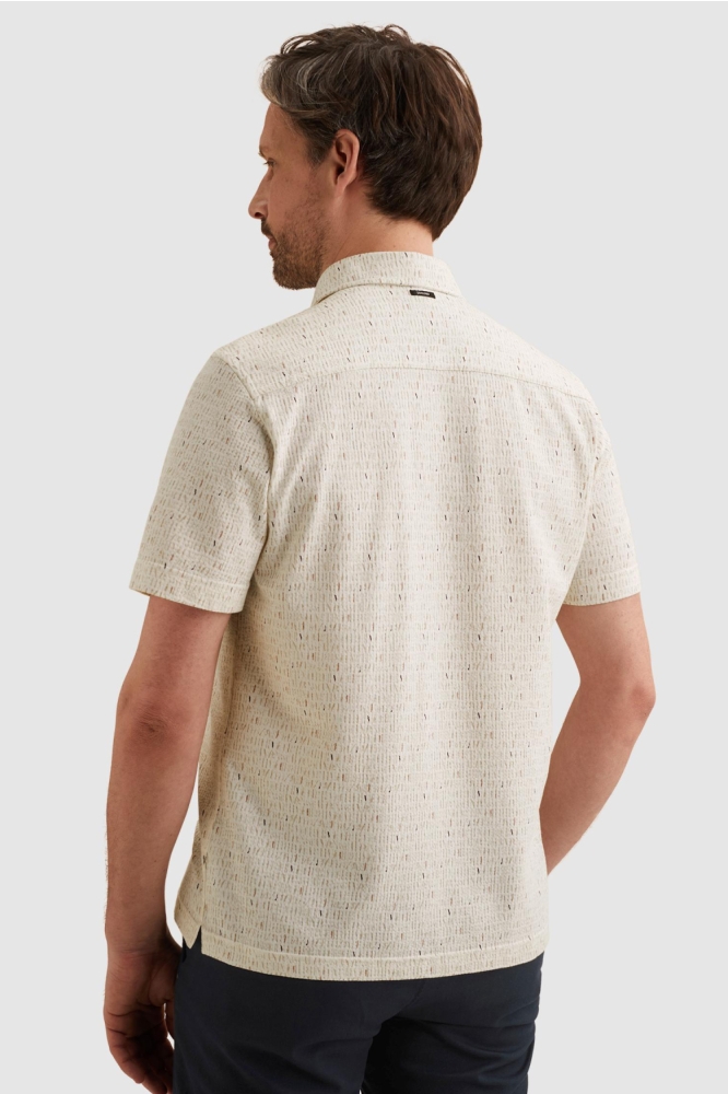 Vanguard witte heren overhemd | Model achteraanzicht