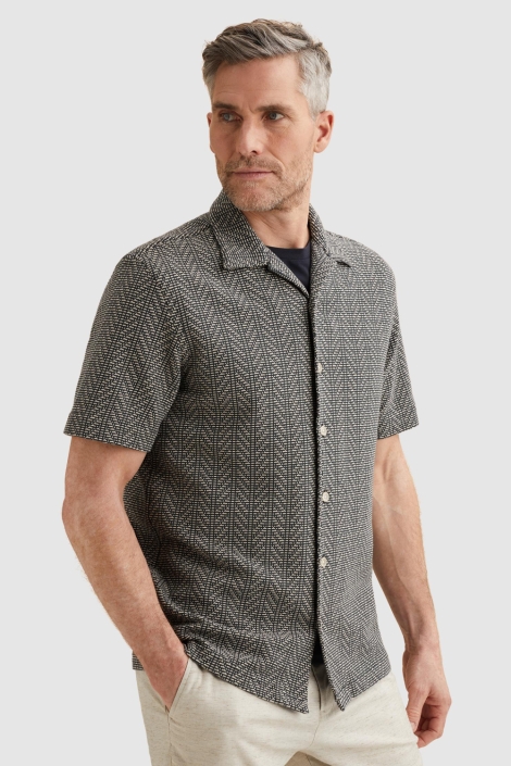 Vanguard blauwe heren overhemd | Model vooraanzicht