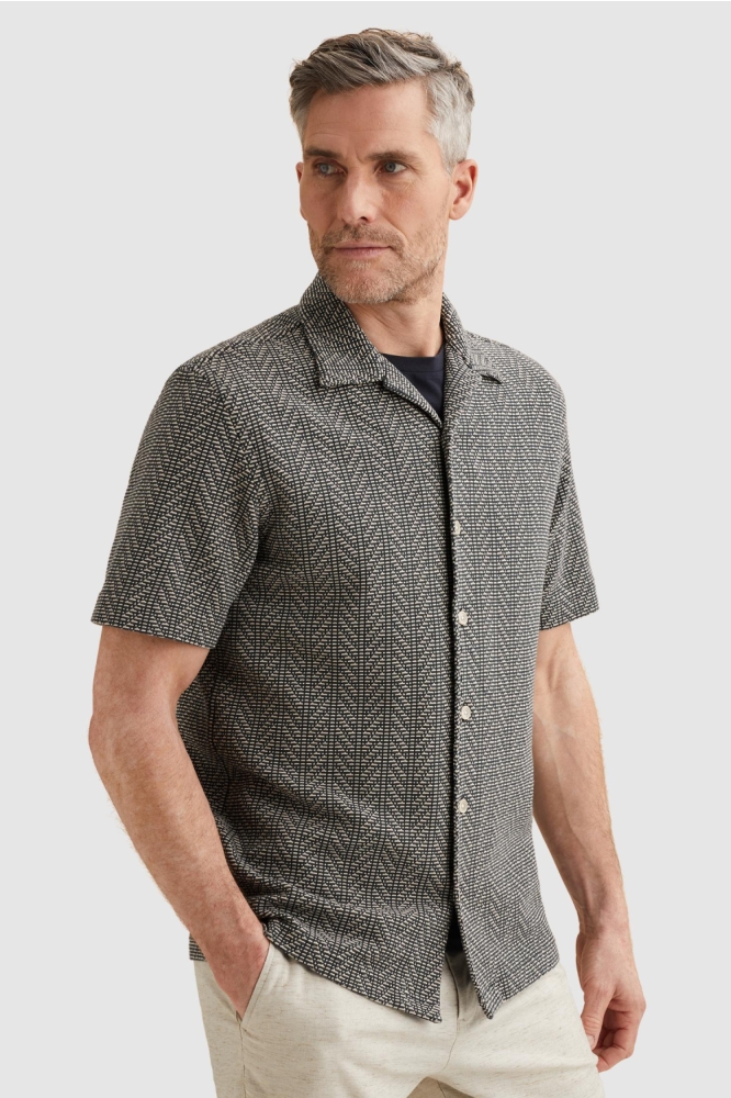 Vanguard blauwe heren overhemd | Model vooraanzicht