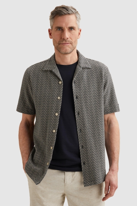 Vanguard blauwe heren overhemd | Model vooraanzicht