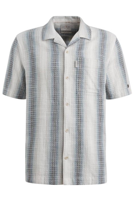 Cast Iron grijze heren overhemd | Vooraanzicht