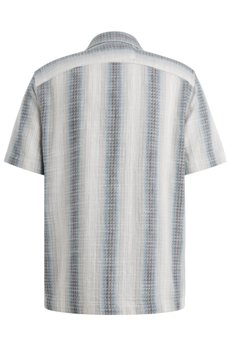 Cast Iron grijze heren overhemd | Achteraanzicht