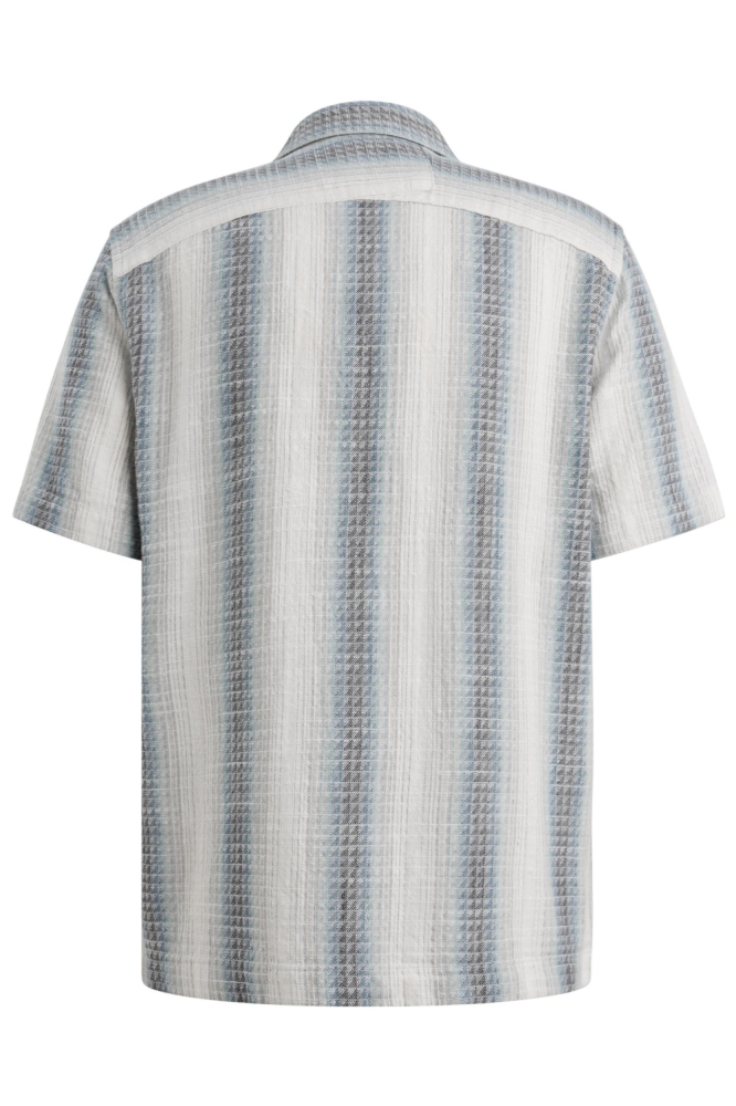 Cast Iron grijze heren overhemd | Achteraanzicht