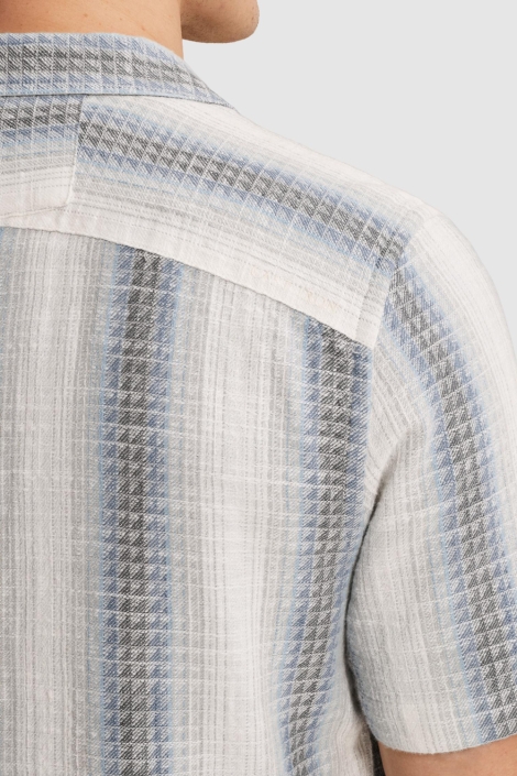 Cast Iron grijze heren overhemd | Kleurstaal