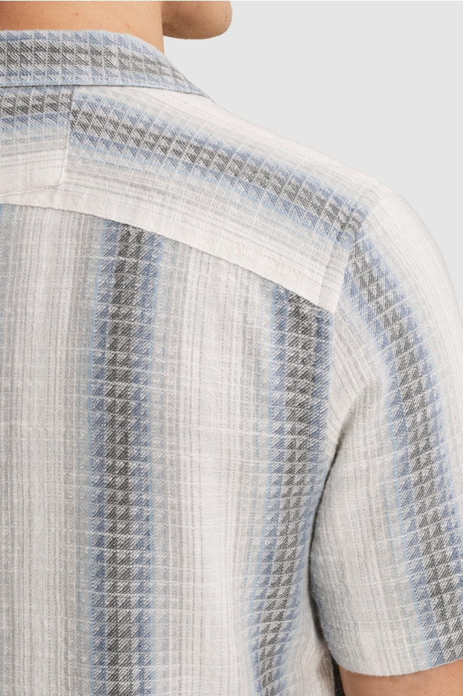 Cast Iron grijze heren overhemd | Kleurstaal