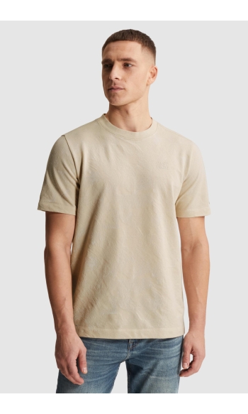 T SHIRT VAN PIQUE MET JACQUARD PATROON CTSS2604589 7014