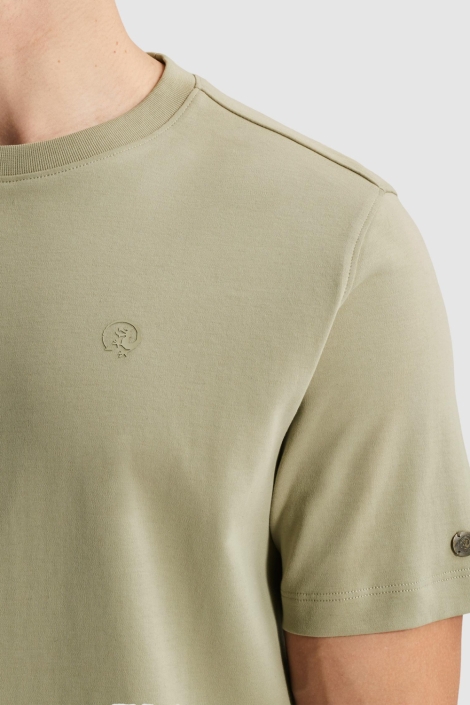 Cast Iron groene heren t-shirt | Close up