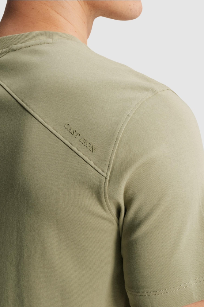 Cast Iron groene heren t-shirt | Kleurstaal