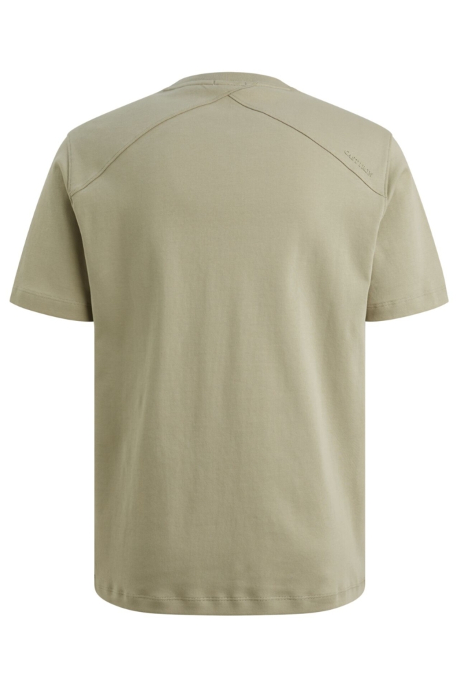 Cast Iron groene heren t-shirt | Achteraanzicht