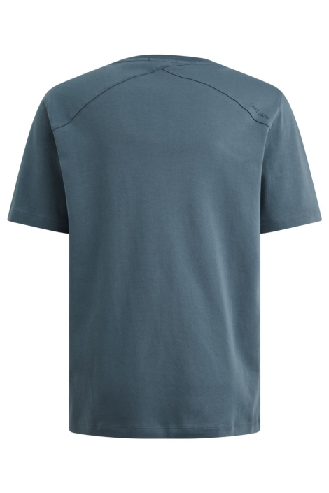 Cast Iron grijze heren t-shirt | Achteraanzicht