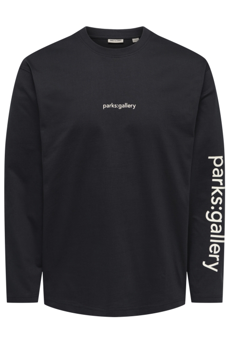 Only & Sons zwarte heren t-shirt | Vooraanzicht