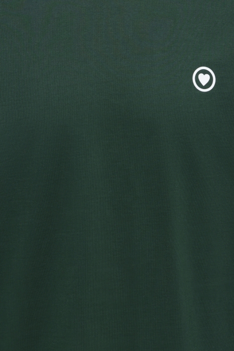 Only & Sons groene heren t-shirt | Close up
