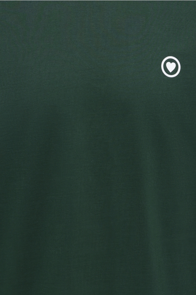 Only & Sons groene heren t-shirt | Close up