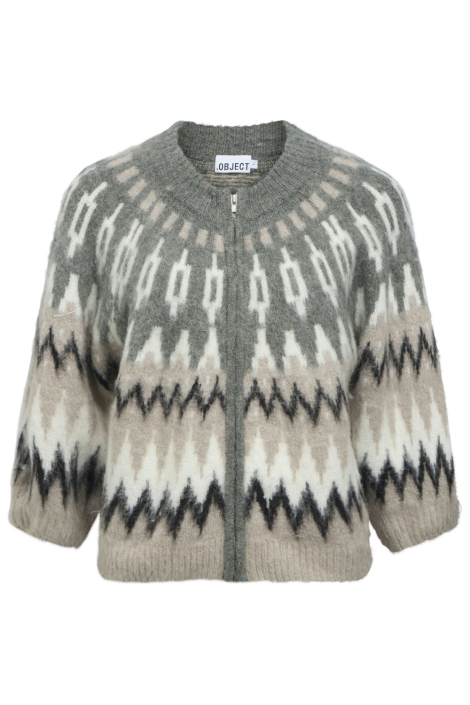 Object grijze dames vest | Vooraanzicht