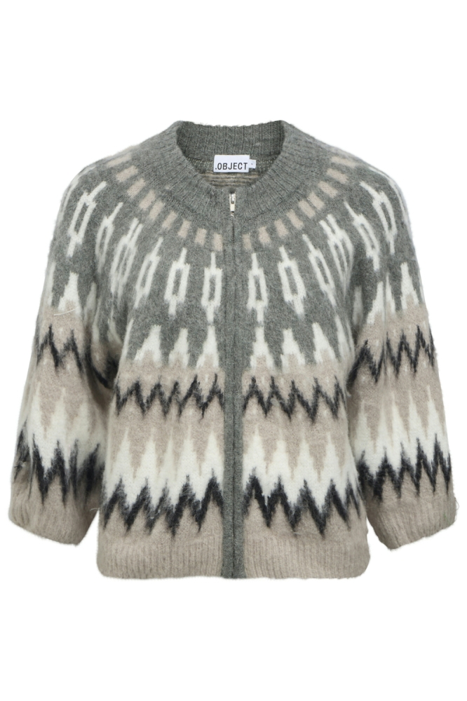 Object grijze dames vest | Vooraanzicht
