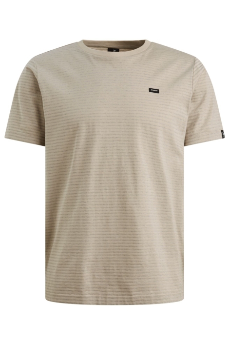 Vanguard beige heren t-shirt | Vooraanzicht