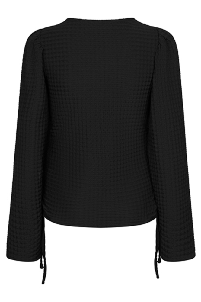 Lofty Manner zwarte dames top | Achteraanzicht