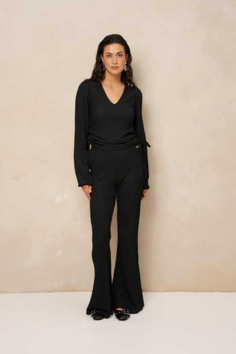 Lofty Manner zwarte dames top | Model