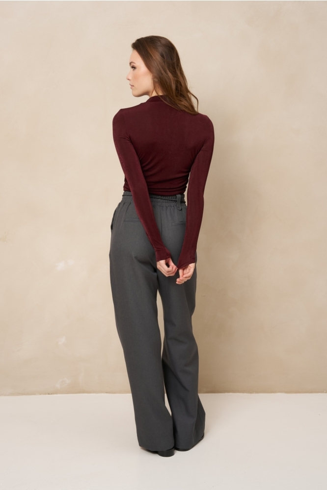 Lofty Manner bordeaux dames top | Model