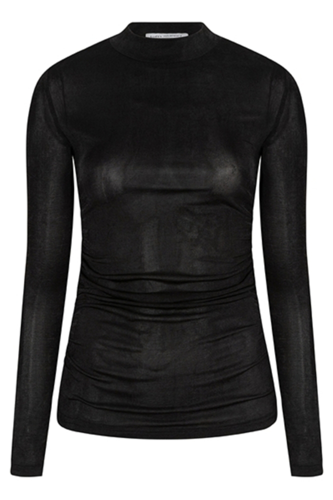 Lofty Manner zwarte dames top | Vooraanzicht