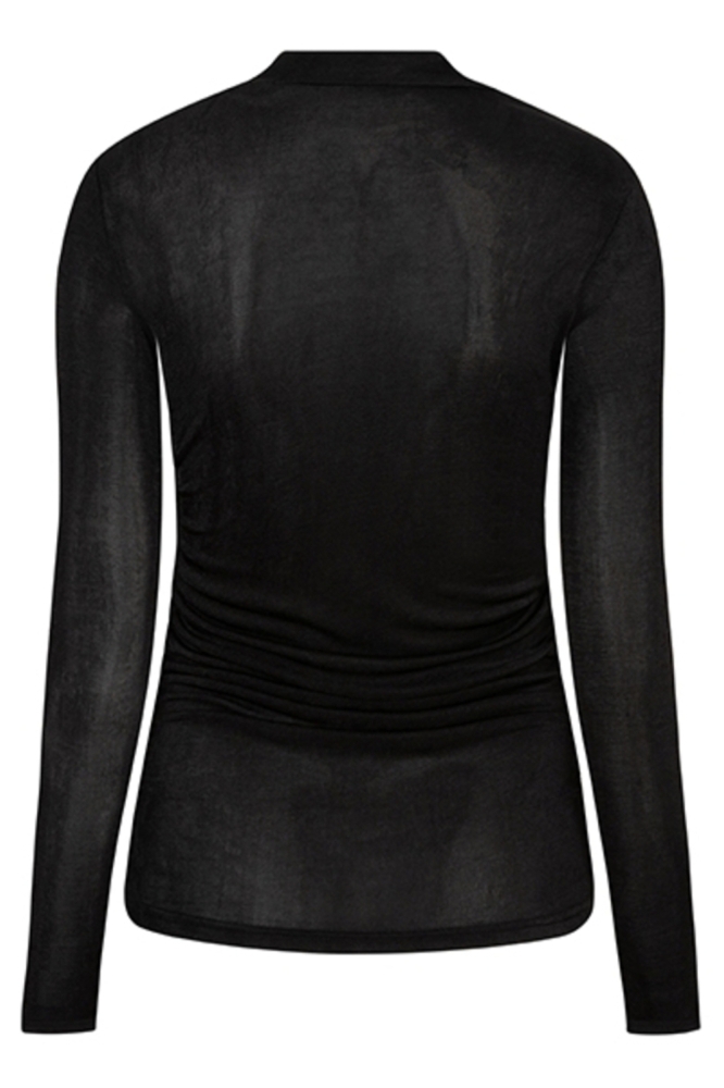Lofty Manner zwarte dames top | Achteraanzicht