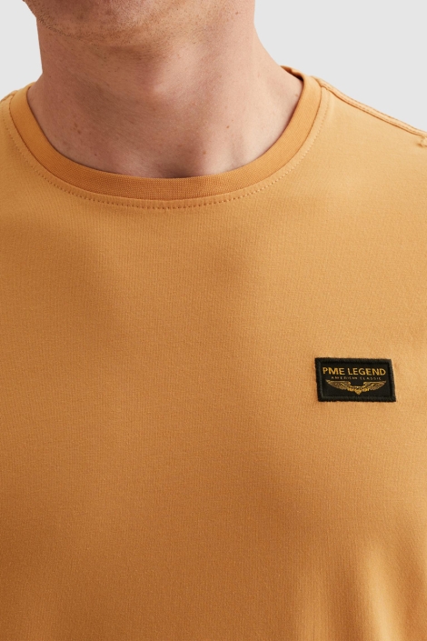 PME legend oranje heren t-shirt | Close up