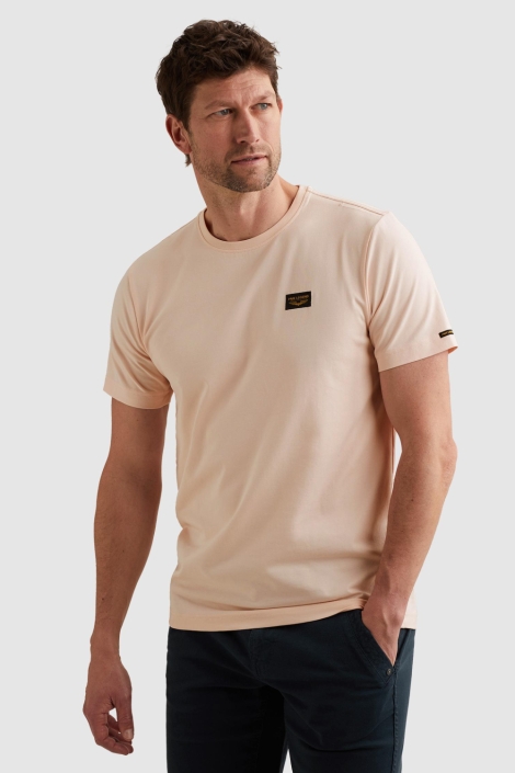 PME legend roze heren t-shirt | Model vooraanzicht