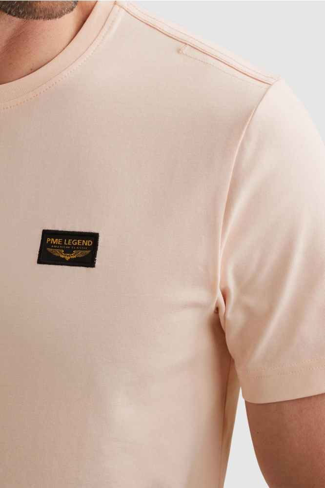 PME legend roze heren t-shirt | Close up