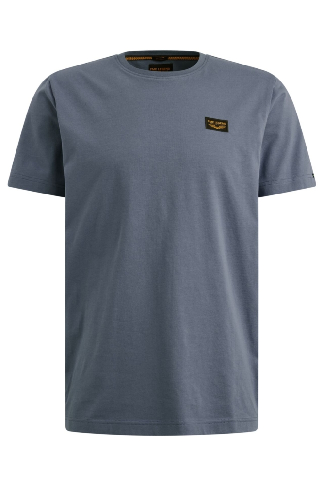 PME legend blauwe heren t-shirt | Vooraanzicht