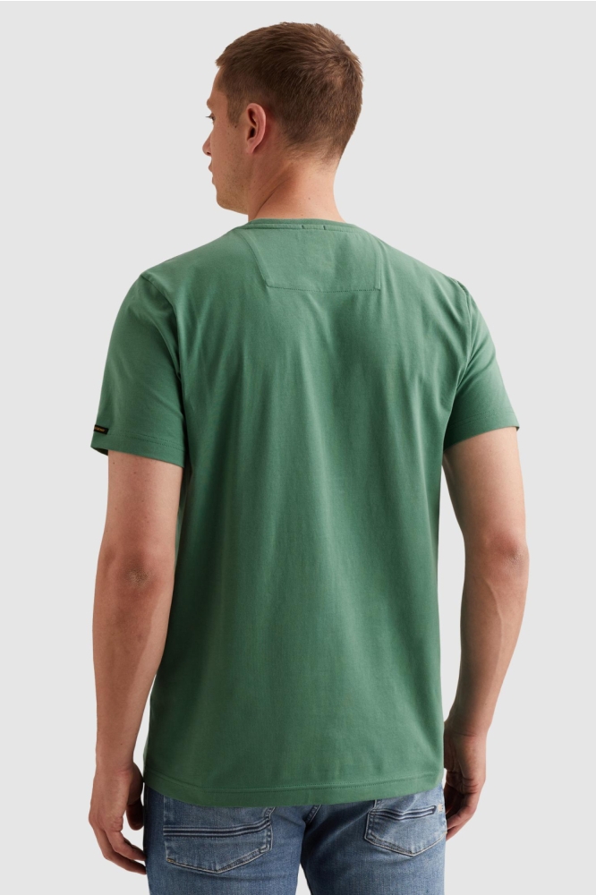 PME legend groene heren t-shirt | Model achteraanzicht