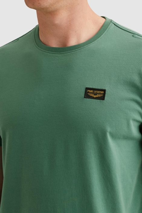 PME legend groene heren t-shirt | Close up