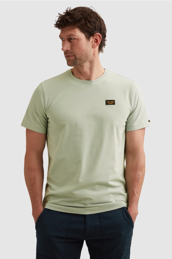 PME legend groene heren t-shirt | Model vooraanzicht