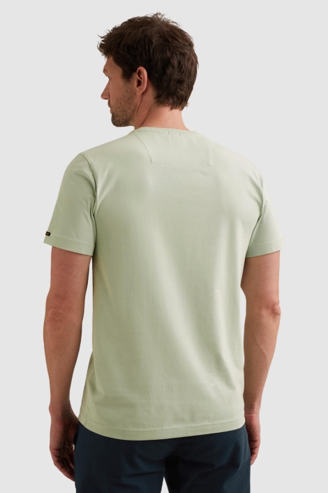 PME legend groene heren t-shirt | Model achteraanzicht