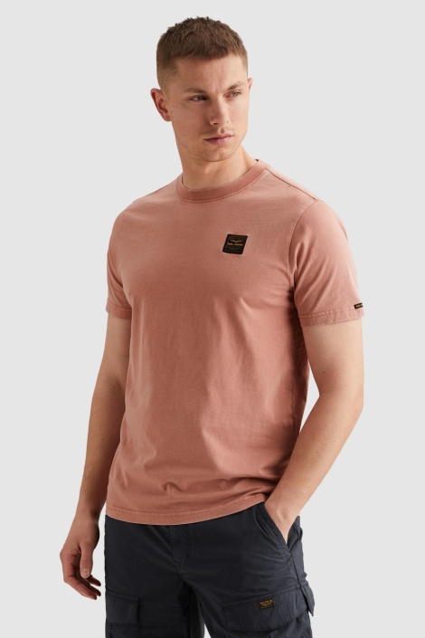 PME legend roze heren t-shirt | Model vooraanzicht