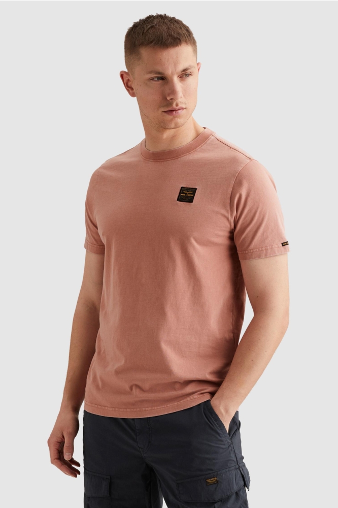 PME legend roze heren t-shirt | Model vooraanzicht