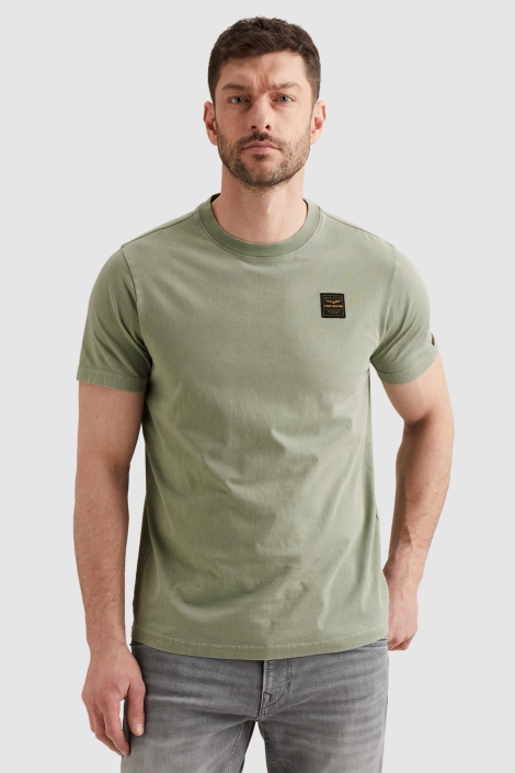 PME legend groene heren t-shirt | Model vooraanzicht