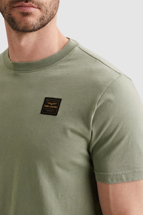 PME legend groene heren t-shirt | Close up