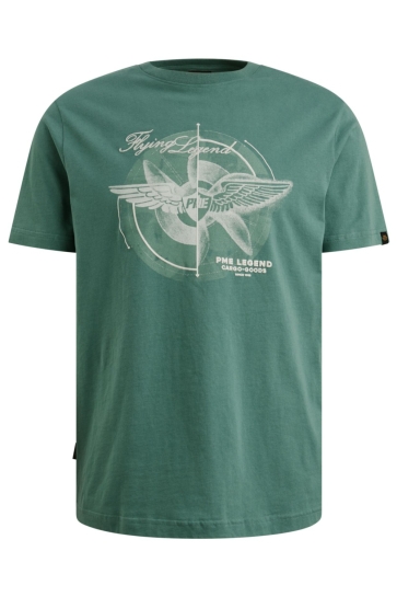 PME legend T-shirt T SHIRT VAN JERSEY MET ARTWORK OP DE BORST PTSS2604587 6053