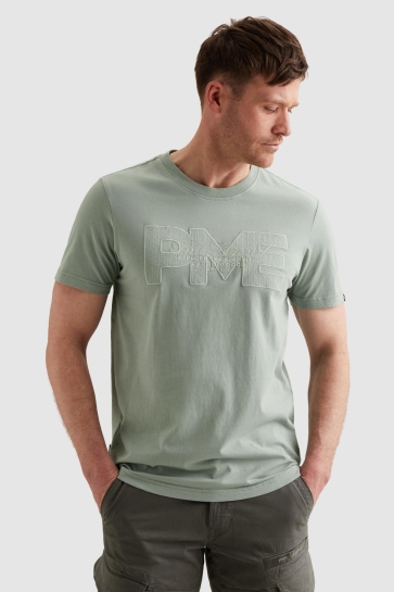PME legend T-shirt T SHIRT MET ARTWORK OP DE BORST PTSS2604592 6123