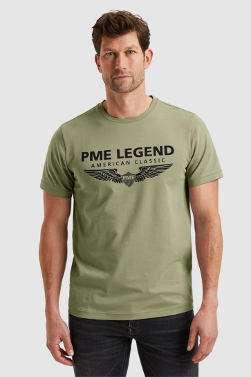 PME legend short sleeve r-neck logo carrier Groen