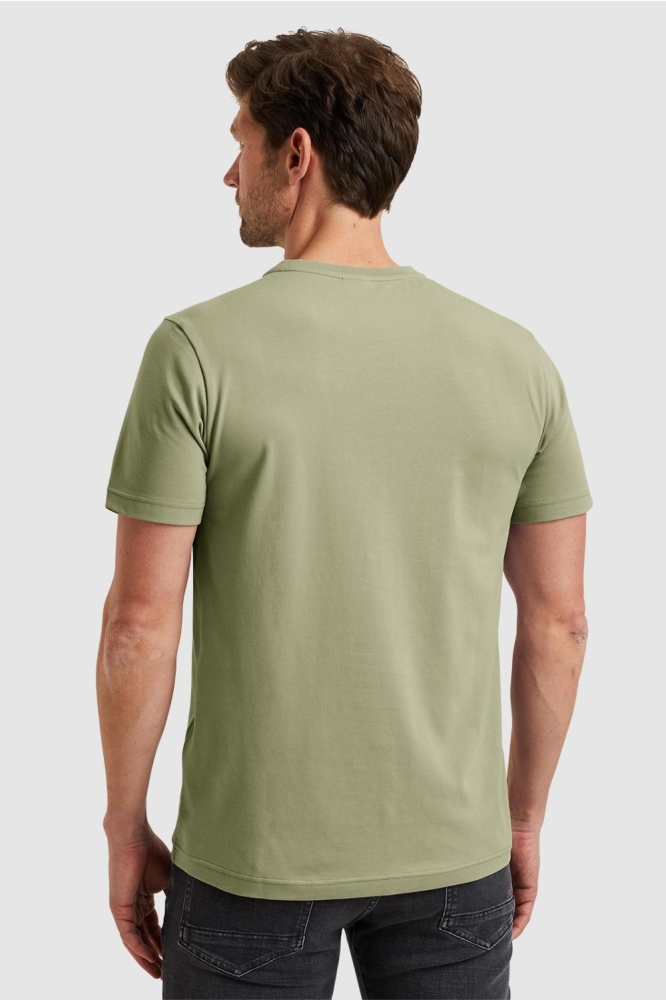 PME legend groene heren t-shirt | Model achteraanzicht