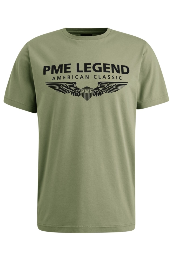 PME legend groene heren t-shirt | Vooraanzicht