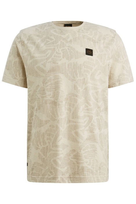 PME legend beige heren t-shirt | Vooraanzicht