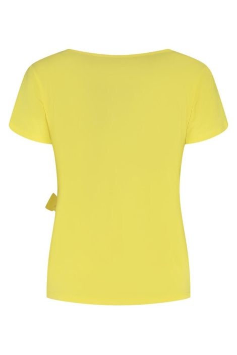 Lady Day gele dames t-shirt | Achteraanzicht