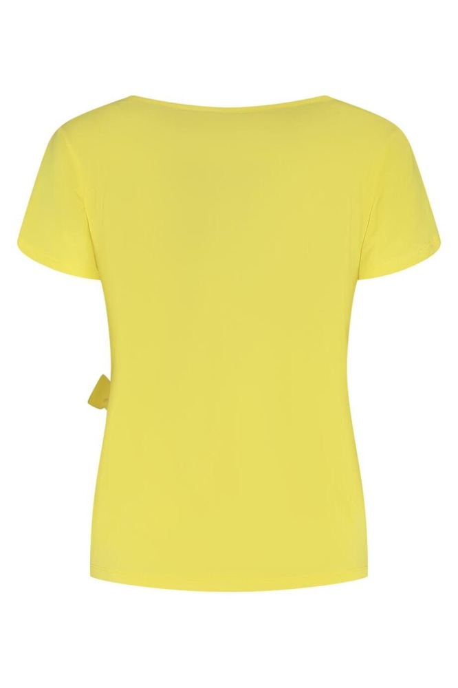 Lady Day gele dames t-shirt | Achteraanzicht