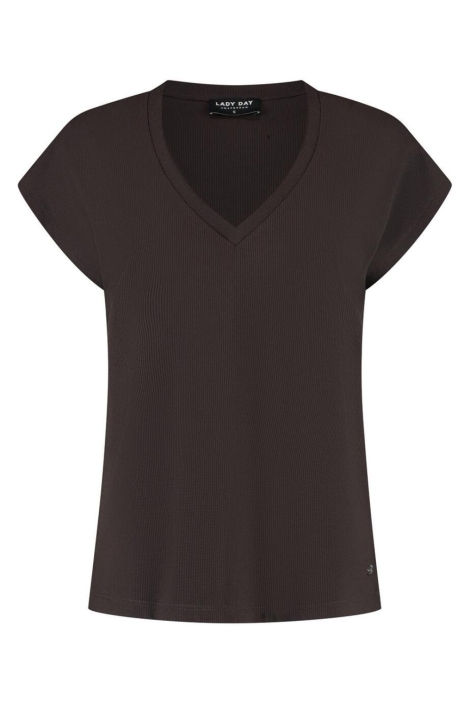 Lady Day bruine dames t-shirt | Vooraanzicht