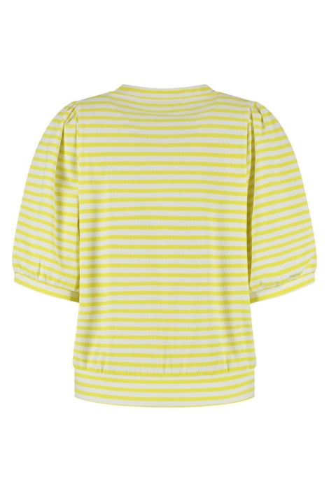 Lady Day gele dames t-shirt | Achteraanzicht