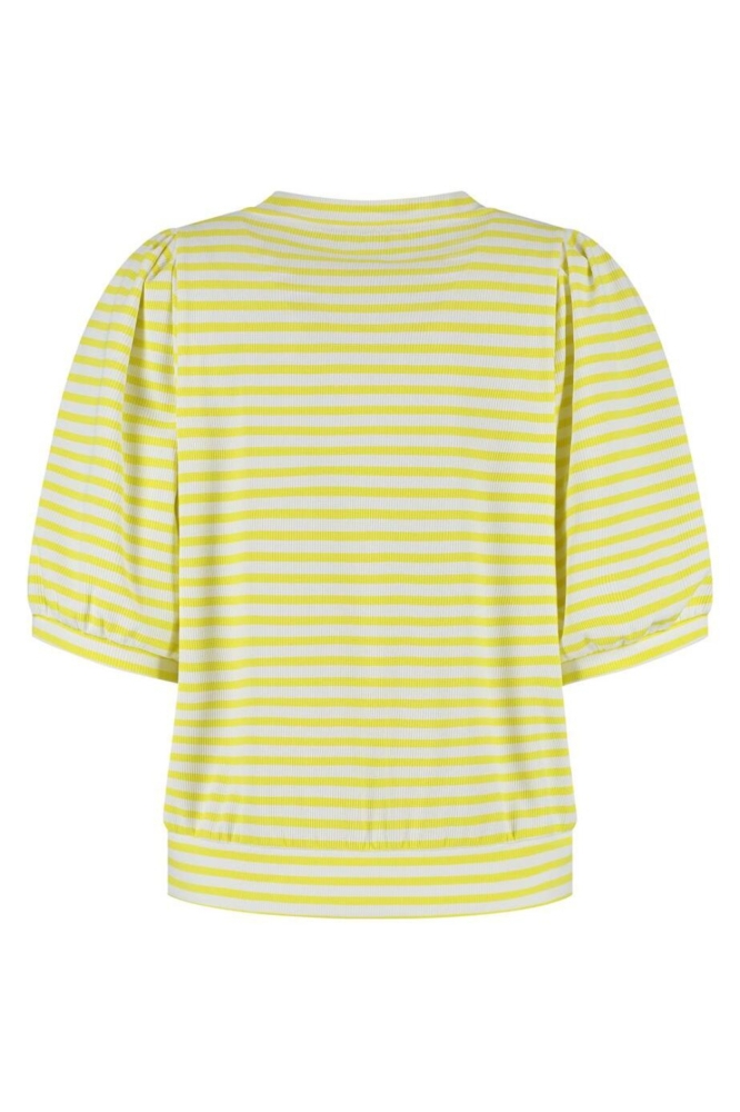 Lady Day gele dames t-shirt | Achteraanzicht