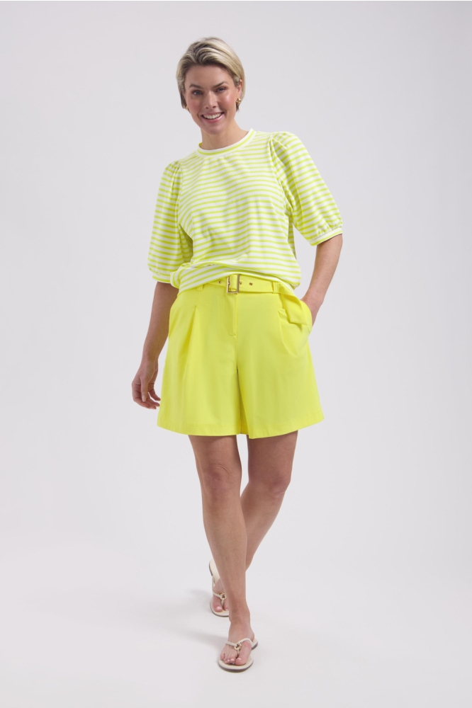 Lady Day gele dames t-shirt | Model