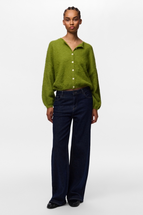 Pieces groene dames vest | Model